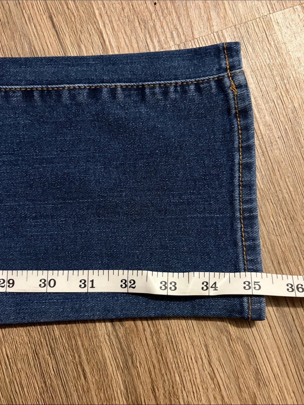 GAP - Straight Leg Dark Blue Denim Jeans - Size 12